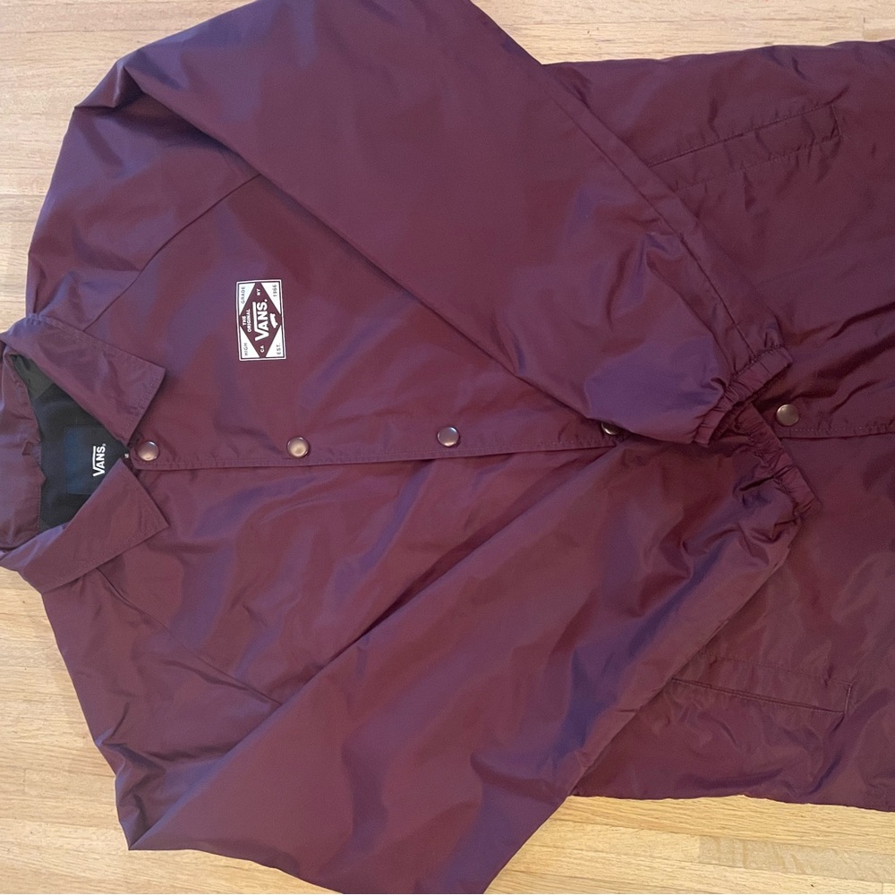 Vans Burgundy Windbreaker Jacket